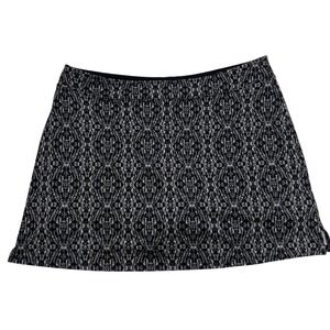 Tranquility Skort XX Large‎ Black White Patterned Athletic Golf Tennis
